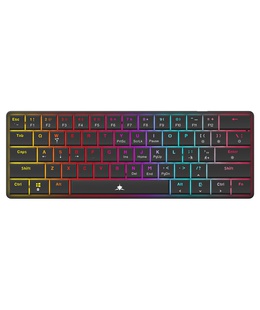 Tastatūra White Shark GK-006121 Nagamaki Black-Mechanical / US-Blue.SW  Hover
