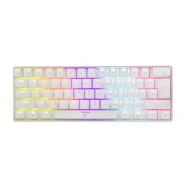 Tastatūra White Shark GK-2022 Shinobi  Blue switch, White US
