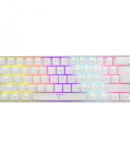 Tastatūra White Shark GK-2022 Shinobi Red Switch, White US  Hover