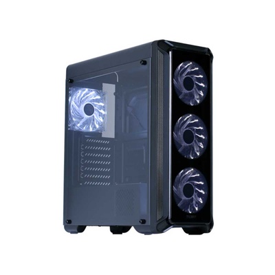  Zalman I3 Edge ATX,  White LED fan x4