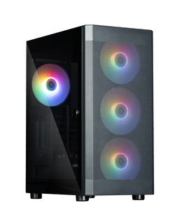  Zalman i4 TG Black, RGB fan x4  Hover