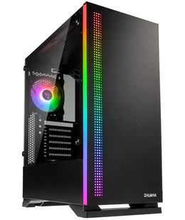  Zalman S5 Black ATX, RGB fan + fan, T/G  Hover