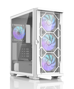  Zalman Z10 DUO White ATX ZM-IF120 x4  Hover