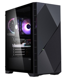  Zalman Z3 Iceberg Black ATX,T/G,ARGB Fan x 2  Hover