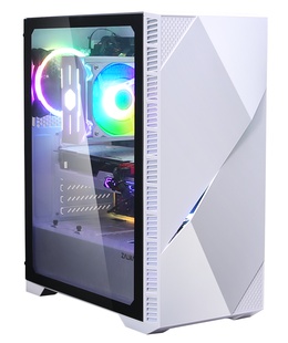  Zalman Z3 Iceberg White ATX,T/G,ARGB Fan x 2  Hover