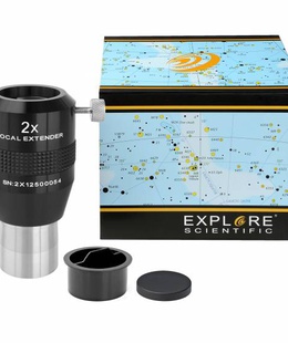  Barlow lēca, EXPLORE SCIENTIFIC 2x 31.7mm/1.25"  Hover