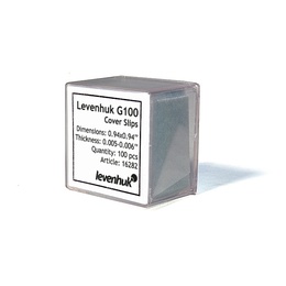  Levenhuk G100 Cover Slips, 100 gab.