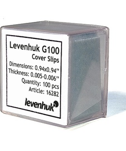  Levenhuk G100 Cover Slips, 100 gab.  Hover