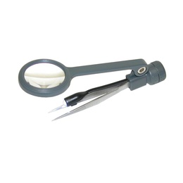  Carson MagniGrip 4,5x palielināmais stikls ar pinceti un gaismu