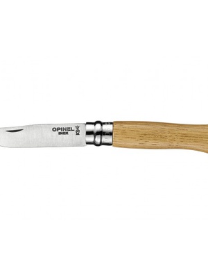  Nazis OPINEL Nr. 06, nerūsējošais tērauds, ozolkoka rokturis kartona kastē  Hover