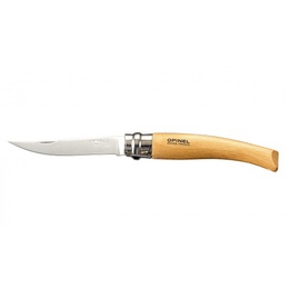  Opinel Slim Beechwood nerūsējošā tērauda nazis Nr 8