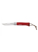  Nazis, Opinel Trekking Nr 8 Stainless Steel, sarkans