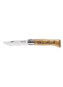  Opinel N°08 nerūsējošā tērauda ozola nazis Animal Hare