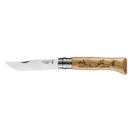  Opinel N°08 nerūsējošā tērauda ozola nazis Animal Hare