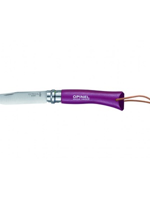  Opinel Trekking Nr 7 nerūsējošā tērauda nazis, violets  Hover