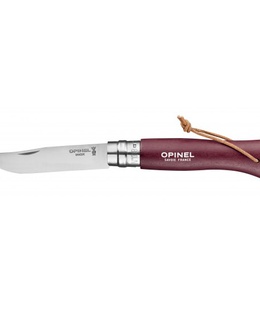  Nazis, Opinel Trekking Nr 8 Stainless Steel, Burgundija  Hover