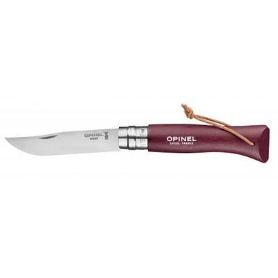  Nazis, Opinel Trekking Nr 8 Stainless Steel, Burgundija