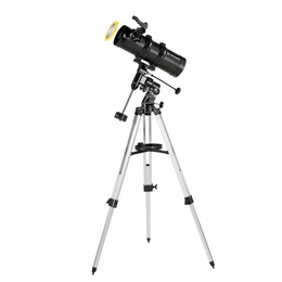  BRESSER teleskops Pluto 114/500 EQ ar viedtālruņa kameras adapteri