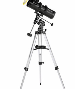  BRESSER teleskops Pluto 114/500 EQ ar viedtālruņa kameras adapteri  Hover