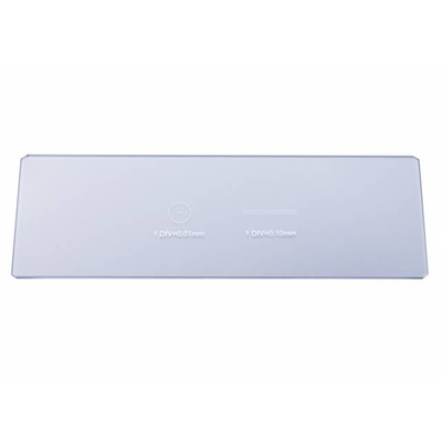  Blank Slide with 0.1 & 0.01mm micrometer BRESSER