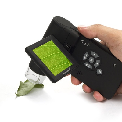  Kompakts Digitālais Mobilais Kabatas Mikroskops ar Displeju Levenhuk DTX 500 LCD 20x-500x