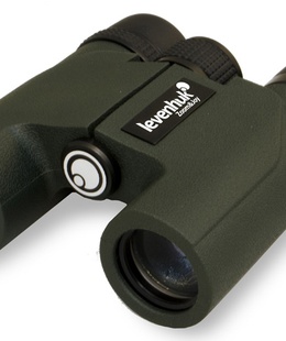  Levenhuk Karma PRO 10x25 Kompakts Mitrumizturīgs Roof Prizmas Binoklis ar Dzidrinātiem BAK  Hover