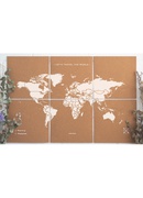  Puzzle Map XL - White Miss Wood