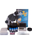  Mikroskops bērniem, Levenhuk LabZZ M101 Moonstone, 40x-640x, ar eksperimentu komplektu