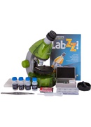 Mikroskops bērniem, Levenhuk LabZZ M101 Lime, 40x-640x, ar Eksperimenta komplektu