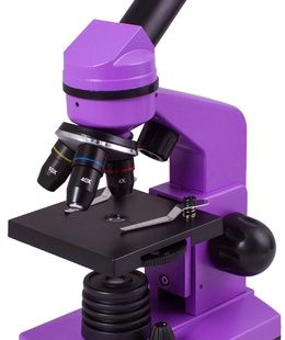 Mikroskops Levenhuk Rainbow 2L Ametists 40x - 400x ar eksperimenta komplektu K50  Hover