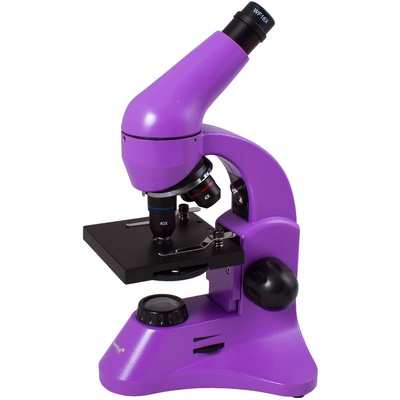  Mikroskops ar Eksperimentālo Komplektu K50 Levenhuk Rainbow 50L PLUS Violētā krāsā 64x - 1