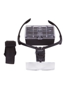  Levenhuk Zeno Vizor G3 PLUS Palielināmais stikls & Brilles ar Apgaismojumu (1-3,5x)