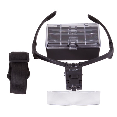  Levenhuk Zeno Vizor G3 PLUS Palielināmais stikls & Brilles ar Apgaismojumu (1-3,5x)