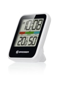  BRESSER klimata monitora termometrs/higrometrs DCF trīsdaļīgs balts Hover