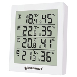  Meteoroloģiskā stacija Bresser Temeo Hygro Quadro, balta