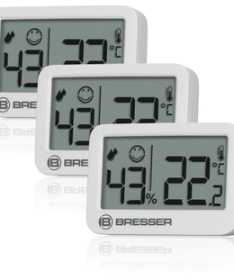  BRESSER Tempy termo-higrometra 3 daļu komplekts  Hover