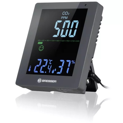  BRESSER CO² gaisa kvalitātes monitors Smile grey