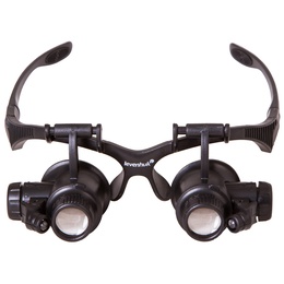  Levenhuk Zeno Vizor G4 PLUS Palielināmais stikls & Brilles ar Apgaismojumu (10-25x)