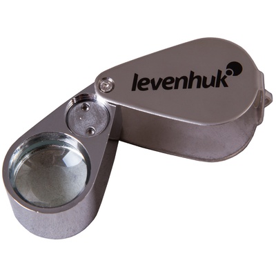  Kabatas Lupa ar Apgaismojumu un metāla korpusu Levenhuk Zeno GeM M9 PLUS (30x)