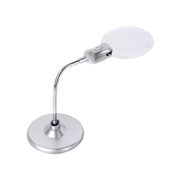  Galda Lupa ar Apgaismojumu un Lokano Stiprinājumu Levenhuk Zeno D5 PLUS ( 2-6x)