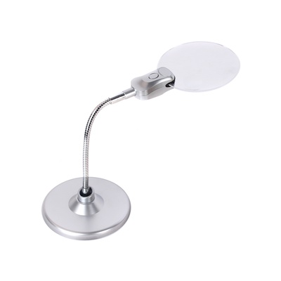  Galda Lupa ar Apgaismojumu un Lokano Stiprinājumu Levenhuk Zeno D5 PLUS ( 2-6x)