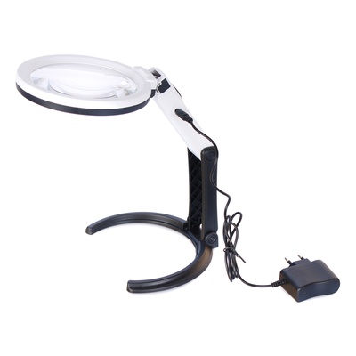  Galda Lupa & Lampa ar Regulējamu Stiprinājumu Levenhuk D7 PLUS (2-5x)