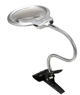  Galda Lupa ar Apgaismojumu un Lokano Stiprinājumu Levenhuk Zeno D9 PLUS (2–5x)  Hover