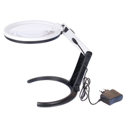  Galda Lupa & Lampa ar Regulējamu Stiprinājumu Levenhuk Zeno D13 PLUS (1,8-5x)