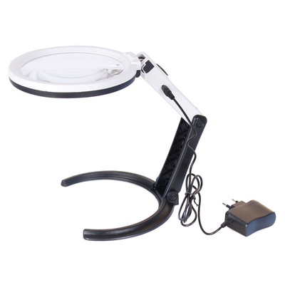  Galda Lupa & Lampa ar Regulējamu Stiprinājumu Levenhuk Zeno D13 PLUS (1,8-5x)