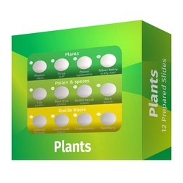  Levenhuk LabZZ P12 Plants Prepared Slides Set