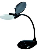  Levenhuk Zeno Lamp ZL13 Black Magnifier 2x