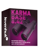  Levenhuk Karma 8x42 BASE Kompakts Mitrumizturīgs Roof Prizmas Binoklis ar Dzidrinātiem Jau Hover