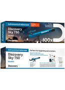  Discovery Sky T50 Teleskops ar grāmatu Hover