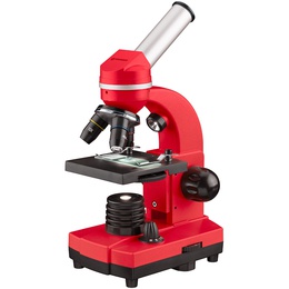  Mikroskops Bresser Junior Biolux SEL 40-1600x, sarkans